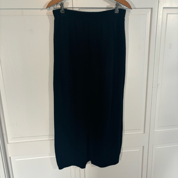 Karen Lessly Black Long Skirt Maxi Winter Fall M - Picture 3 of 7